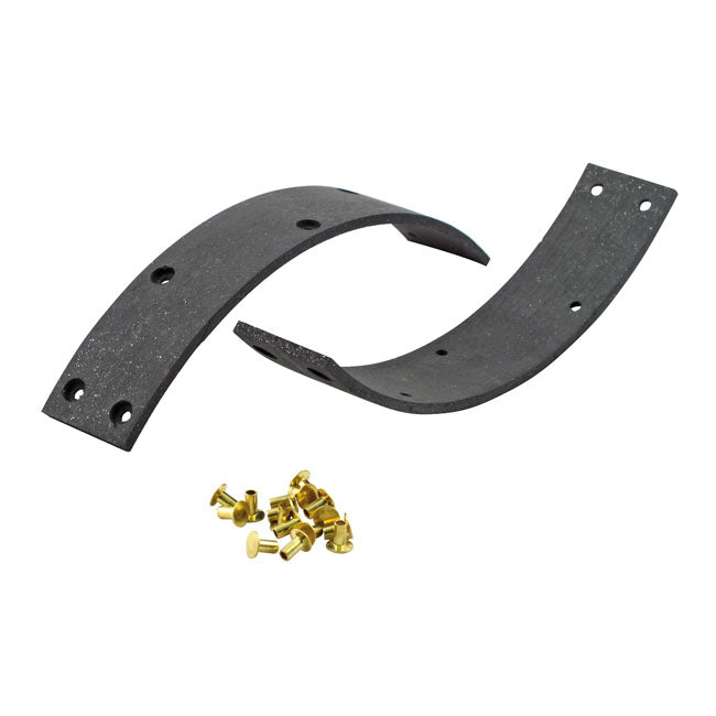 MCS Brake Drum Linings, Rear – 1938–1957 Big Twin