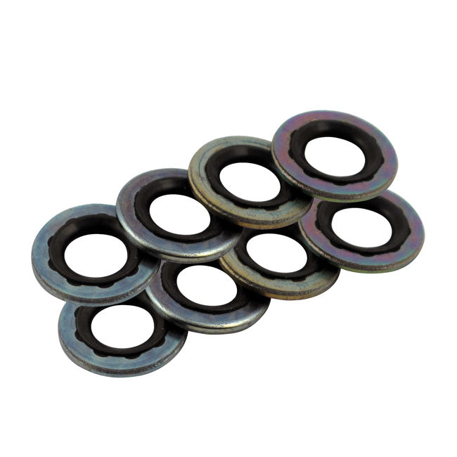 James Gaskets Rocker Box Washers. Steel with Bonded Rubber – 2009–2022 XL Sportster; 2008–2012 XR1200