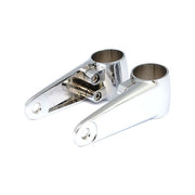 MCS Clampah, Side-mount Headlamp Bracket Assembly. Chrome – 35mm; 39mm and 41mm Fork Tubes