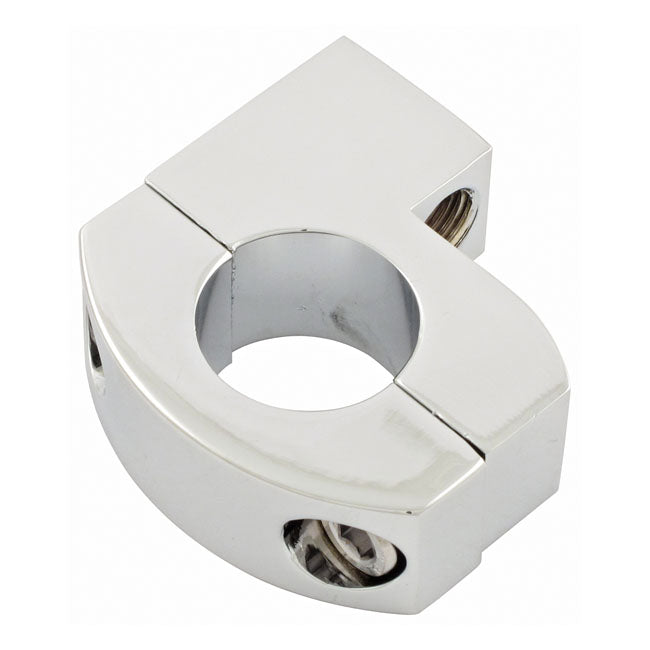 MCS Metric Mirror Clamp M10 X 1.25 Thread. Chrome – For 7/8" (22mm) Diameter Handlebars