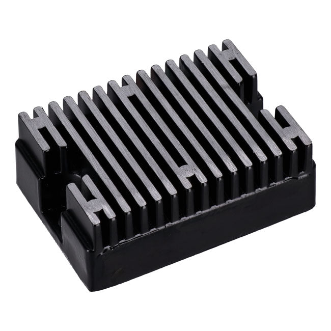 Transpo Voltage Regulator, 12v. Black – 1965–1977 XL Sportster; 1965–1969 FL