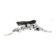 MCS Handlebar Control Kit Chrome 14mm Bore – 2004–2006 XL Sportster (NU