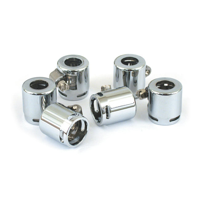 MCS Smooth Hose Clamps, 3/8". Chrome Slotted