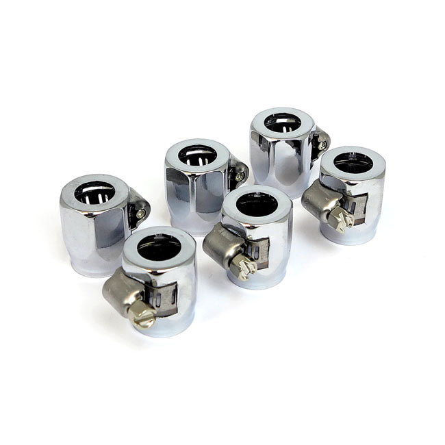 MCS Econ-o-fit Hose Clamps. 5/16" to 3/8". Chrome