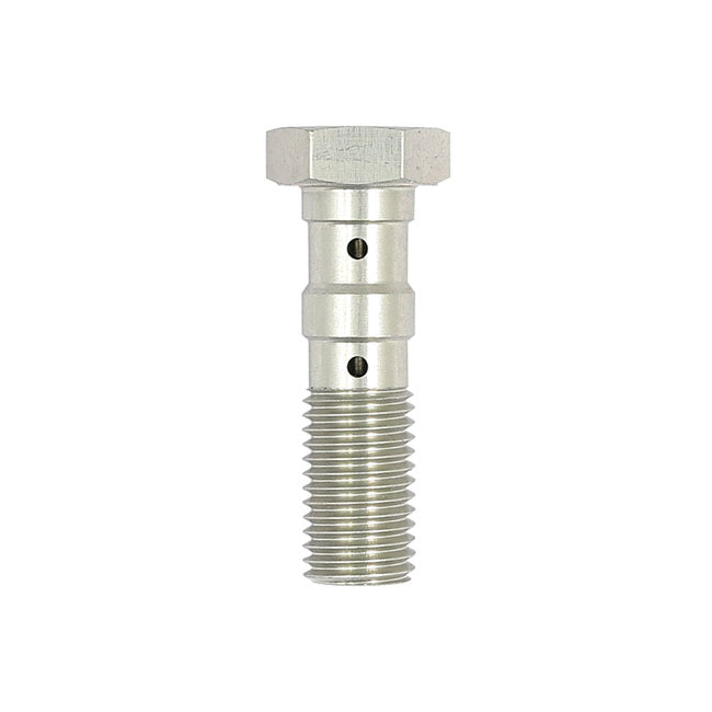 Trw Double Banjo Bolt Silver Anodised M10x1.25 – Universal