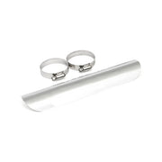 MCS Universal Smooth Heat Shield 10" Long Chrome – 1-3/4" Exhaust Pipes