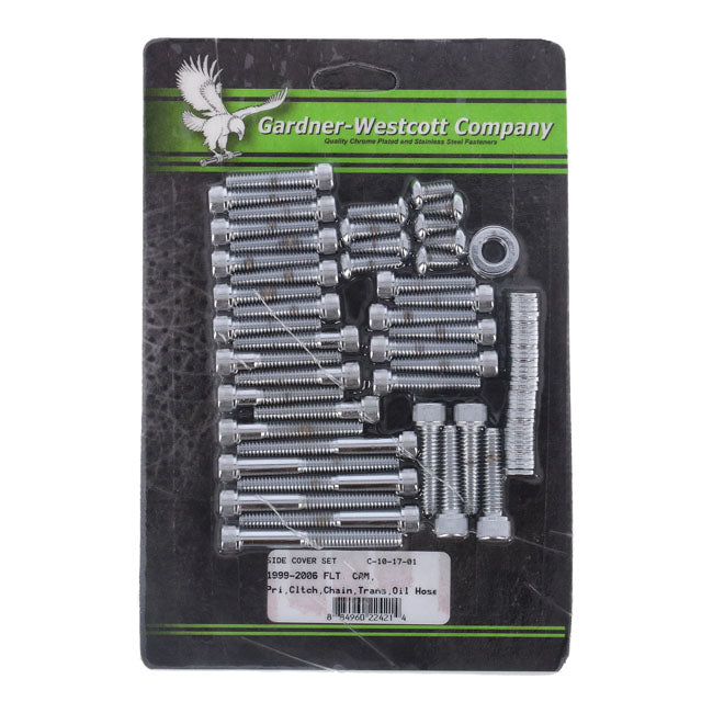 Gardner-Westcott Big Twin Side Cover Mount Kit, Chr. Allen – 1999–2006 FLT/Touring