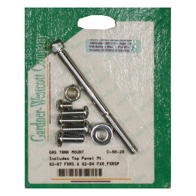 Gardner-Westcott Gas Tank & Tank Panel Mount Kit. Allen – 1982–1994 FXR; FXRSP; 1982–1987 FXRS