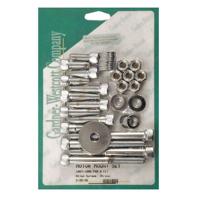 Gardner-Westcott Motor Mount Screw Kit – 1987–1990 FXR; FLT/Touring