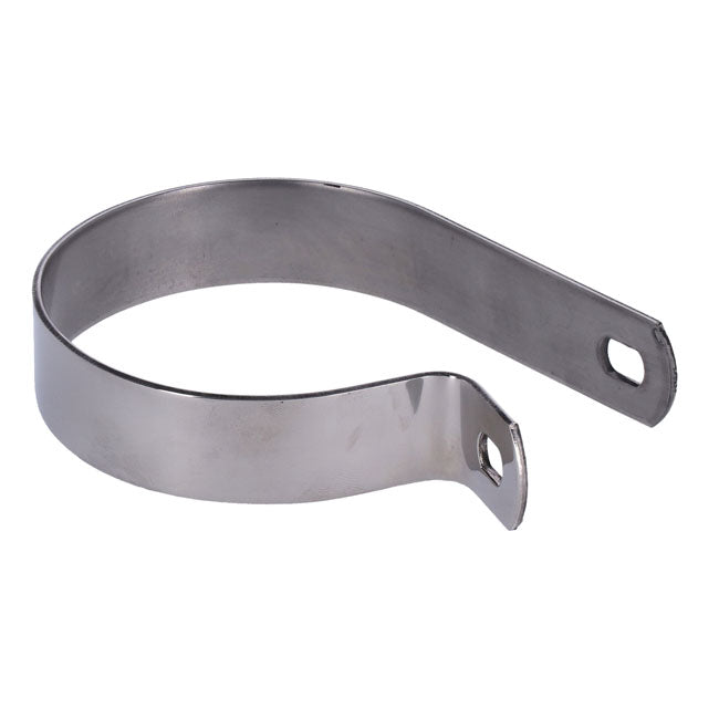MCS Muffler Short P-clamp 3-1/4". Stainless – 1958–1977 FL; 71-E75 FX with OEM 2-1…