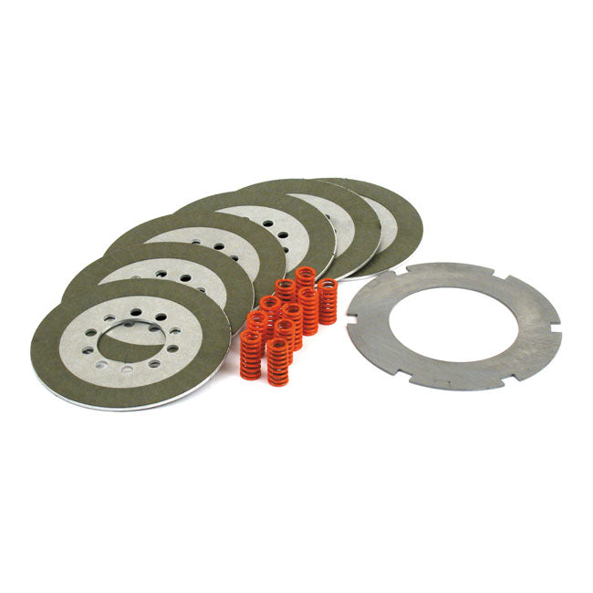 Barnett Extra Plate Clutch Plate Kit. Aramid – 41-E84 Big Twin