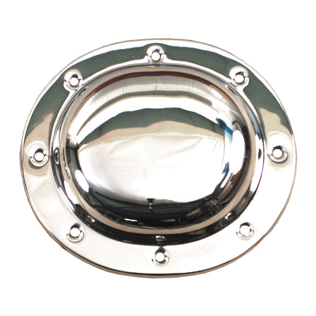 MCS Derby Cover, Tin Primary. Plain Chrome – 1936–1964 Big Twin