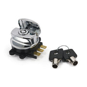 MCS 96-Up Ignition Switch, Side Hinge Type. Chrome – 1996–2010 Softail; 1993–2011 FXDWG…