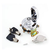 MCS FL Style Ignition Switch. 5-Pole, Round Key, Chrome – 1948–1984 FL