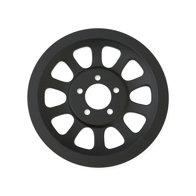 MCS Pully Cover, ''Holes'' 66T. Black – 2007–2025 Softail; 2007 FLT/Touring