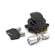 MCS 96-Up Ignition Switch, Side Hinge Type. Black – 1996–2010 Softail; 1993–2005 FXDWG