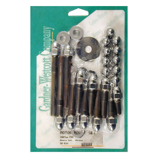 Gardner-Westcott Motor Mount Screw Kit, Acorn – 1987–1990 FXR; FLT/Touring