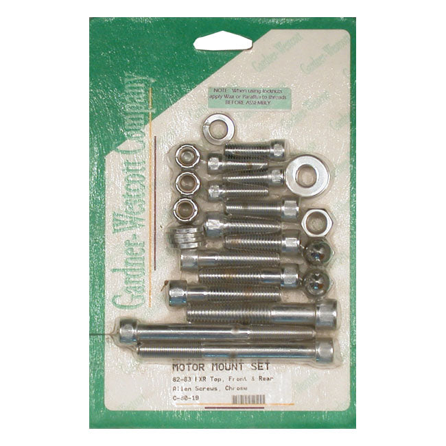 MOTOR MOUNT SCREW KIT ALLEN 82-83 FXR, FLT
