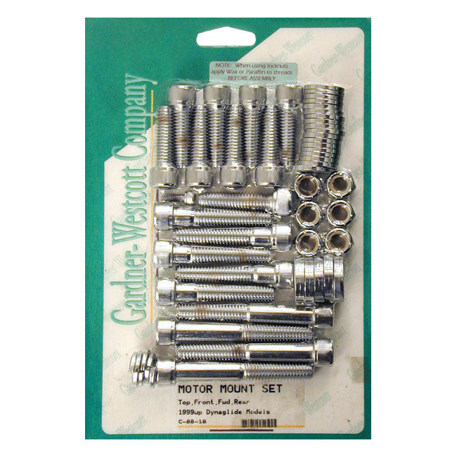 Motor Mount Screw Kit, Allen for 99-02 Dyna