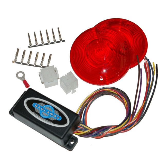 Badlands Illuminator Plug ''N Play Run-Turn-Brake Module – 1986–1990 FLH Models with Factory Style…