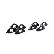 Colony Cylinder Base Stud Spacers Set. Black – L1978–1984 1340cc/80Cui Shovelheads