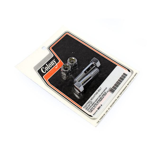 Colony Foot Peg Mount Kit. Chrome – 69-Up Big Twin; XL Sportster. 3/8-16…