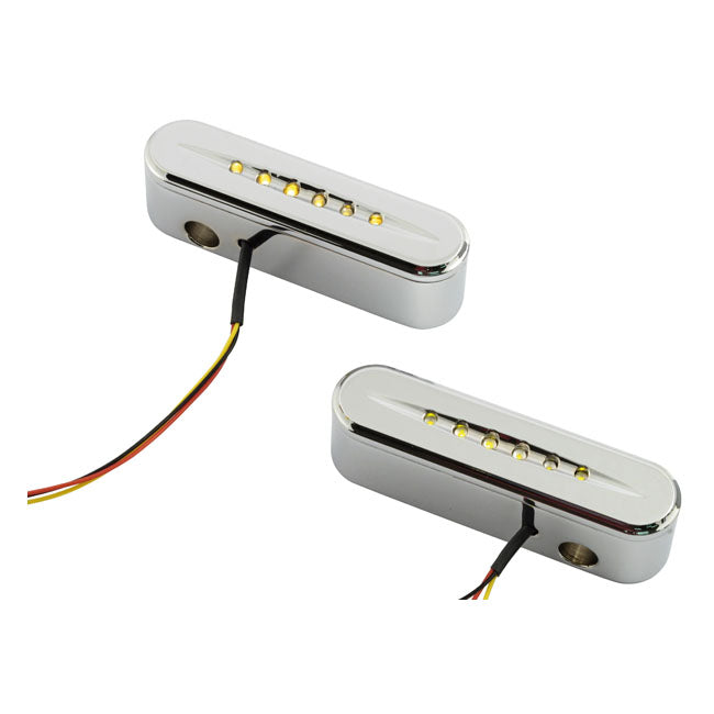 Badlands E-Z Bolt-on ''Flame Throwers'' Turn Signals – Universal for Saddlebags