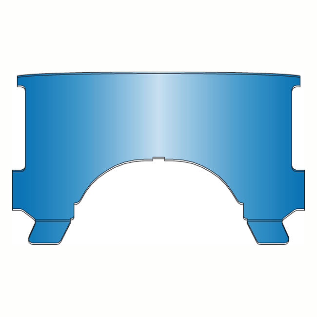 National Cycle Replacement Adj. Lower Window (Style B). Blue – 1960–1984 FL with OEM or National Cycle…