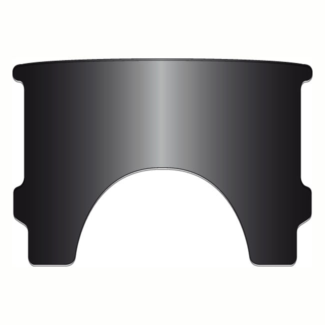National Cycle Replacement Adj. Lower Window (Style A). Black – 1987–2017 FL Softail; 1980–1983 FXWG…