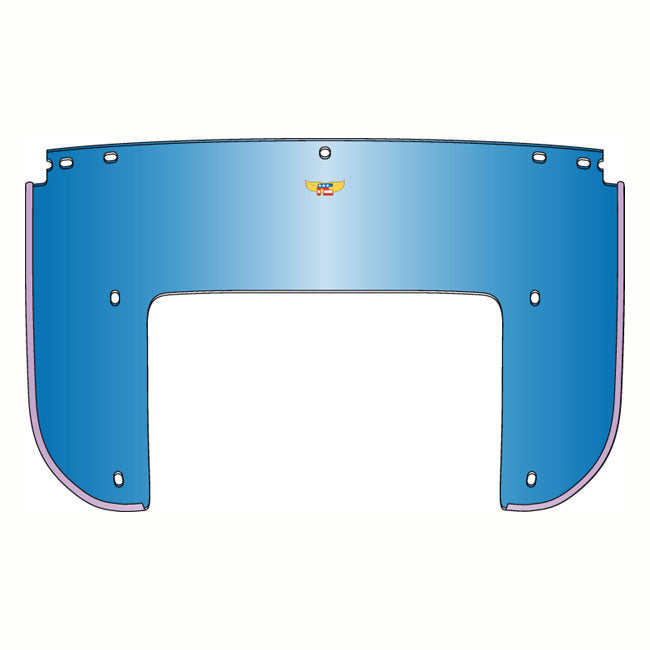 National Cycle Beaded 5-Bolt Lower Window. Blue
