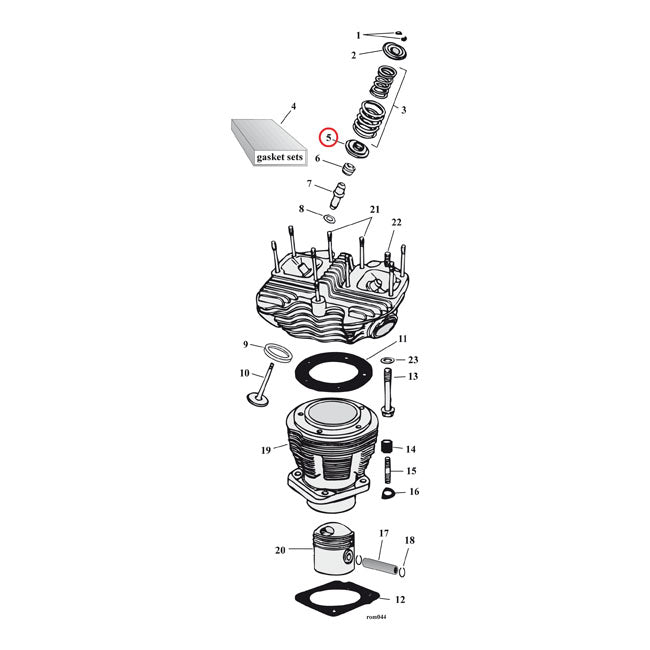 Manley Lower Valve Spring Collar Set – 1948–1965 Panhead; 1966–1979 Shovelhead