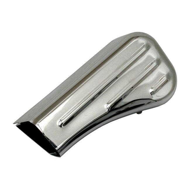 Paughco, Early Air Intake Housing. Ribbed for Fits Ohv H-D With Linkert 4-Bolt (Mounts Right Side Of Engine)