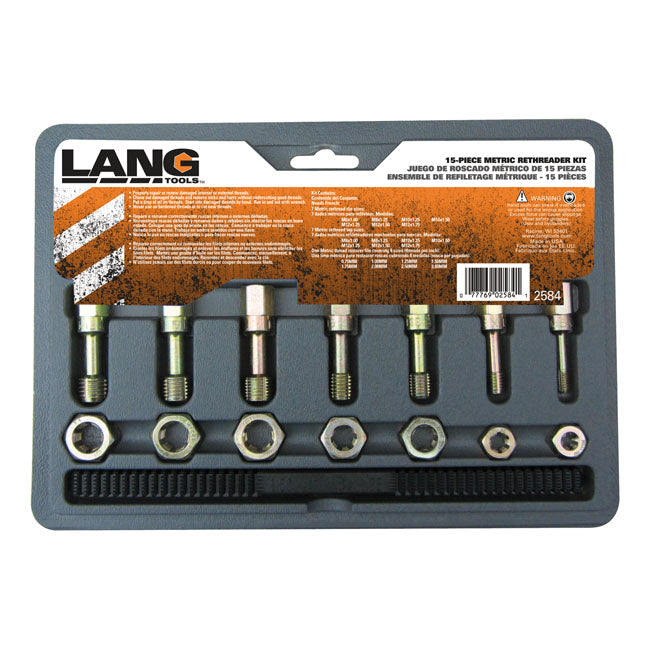 Lang Tools Thread Restorer Kit. Metric – Universal