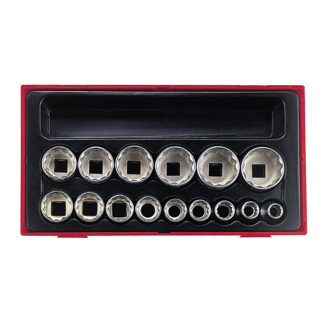 Tengtools 15-Pc US Sized 12-Point Sockets