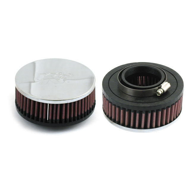 K&N Air Cleaner Assembly. 51mm Diameter – 38mm Mikuni Round Slide Carburetors