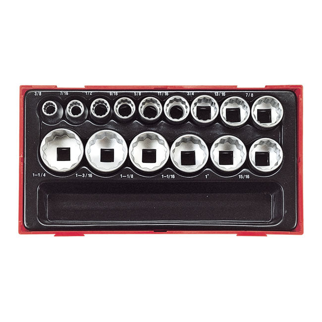 Tengtools 15-Pc Metric 12-Point Sockets