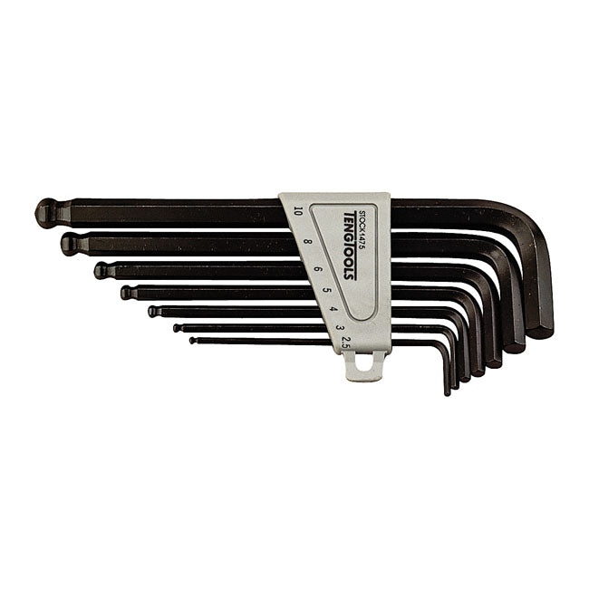 Tengtools Ball-End Allen Wrench Set US Sizes – Universal