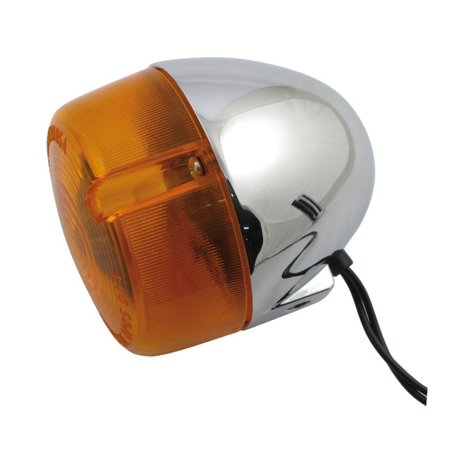 Chris Products Turn Signal. Front. Dual Filament. Chrome – Front: Most 1986–1995 XL Sportster…