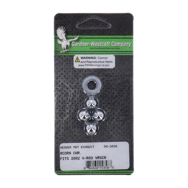 Gardner-Westcott Exh. Header Mounts, Acorn – 2002–2017 V-Rod