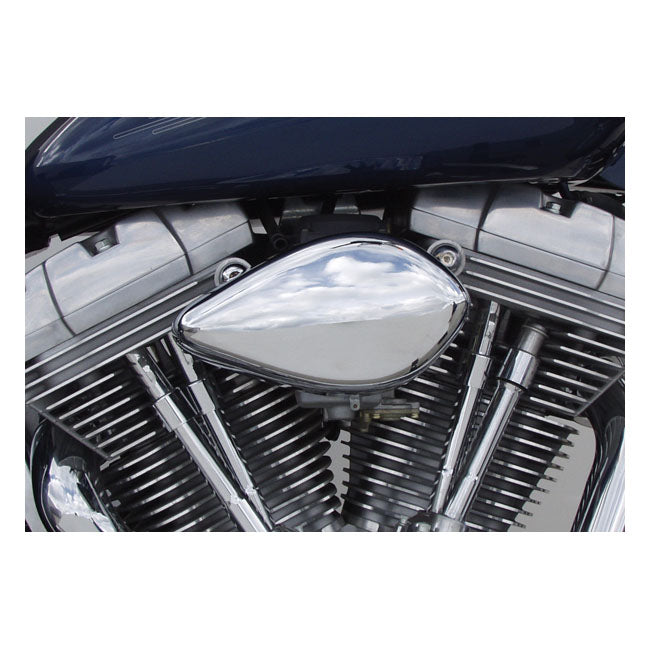 Paughco Sleek Teardrop Air cleaner Assy for S&S Super E & G Carbs