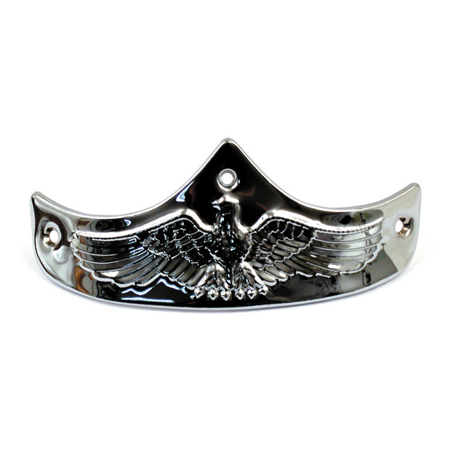MCS Front Fender Tip, Eagle Embossed. Chrome – 1973–1984 XL Sportster; FX; FXR