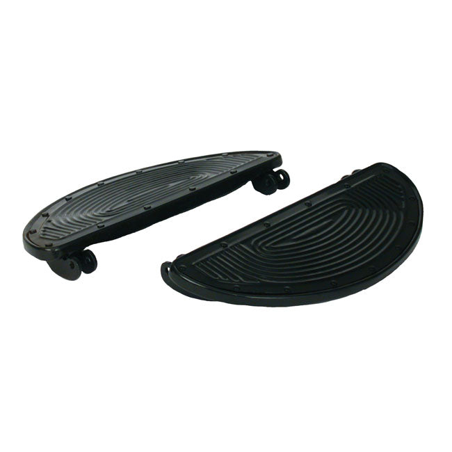 Samwel Floorboard Set, Military. Black – 45" (750cc) WLA/C Military Models