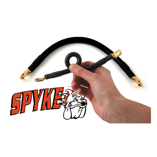 Spyke Battery Cable Set. Gold Plated – 1984–1988 FXST; FLST
