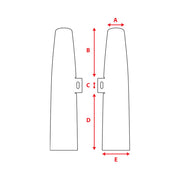 MCS Fork Shrouds for 39mm Forks. Black – 1988–2003 XL Sportster