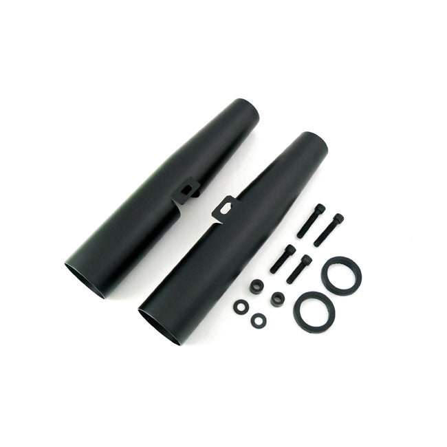 MCS Fork Shrouds for 39mm Forks. Black – 1988–2003 XL Sportster