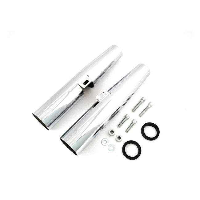 Motorcycle Storehouse Motorcycle Storehouse, Fork Shrouds For 39mm Forks. Chrome for 88-03 XL