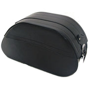 MCS Reinforced Rigid Leather Saddlebag Set. 32 Liter – Universal