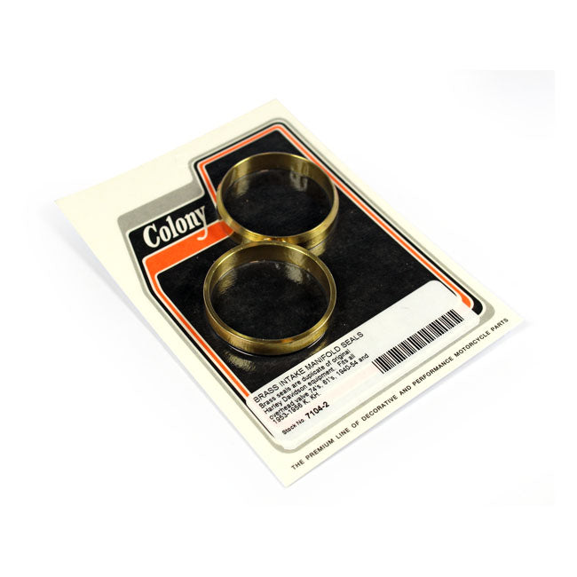 Colony Manifold Intake Seals. Plumber Style – 1940–1954 74"/61" OHV Big Twin…