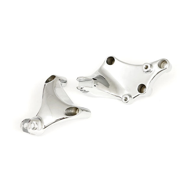 MCS Passenger Footpeg Mount Bracket Set. Chrome – 2014–2022 XL Sportster