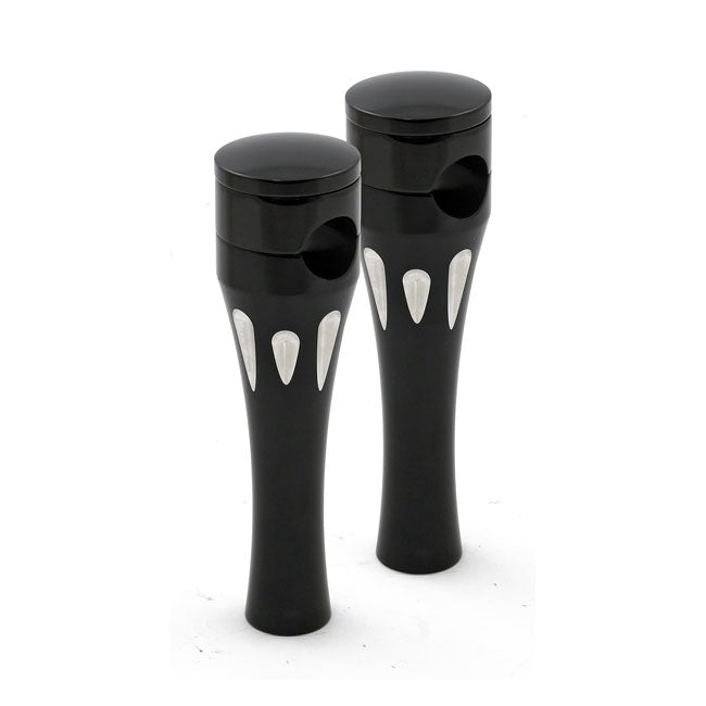 MCS Talon Aluminum Riser Kit, 6" Rise. Black – For 1" (25.4mm) Handlebars